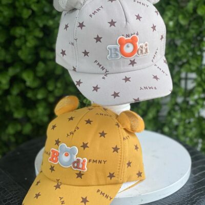 کلاه نوزاد گوشدار ستاره ای